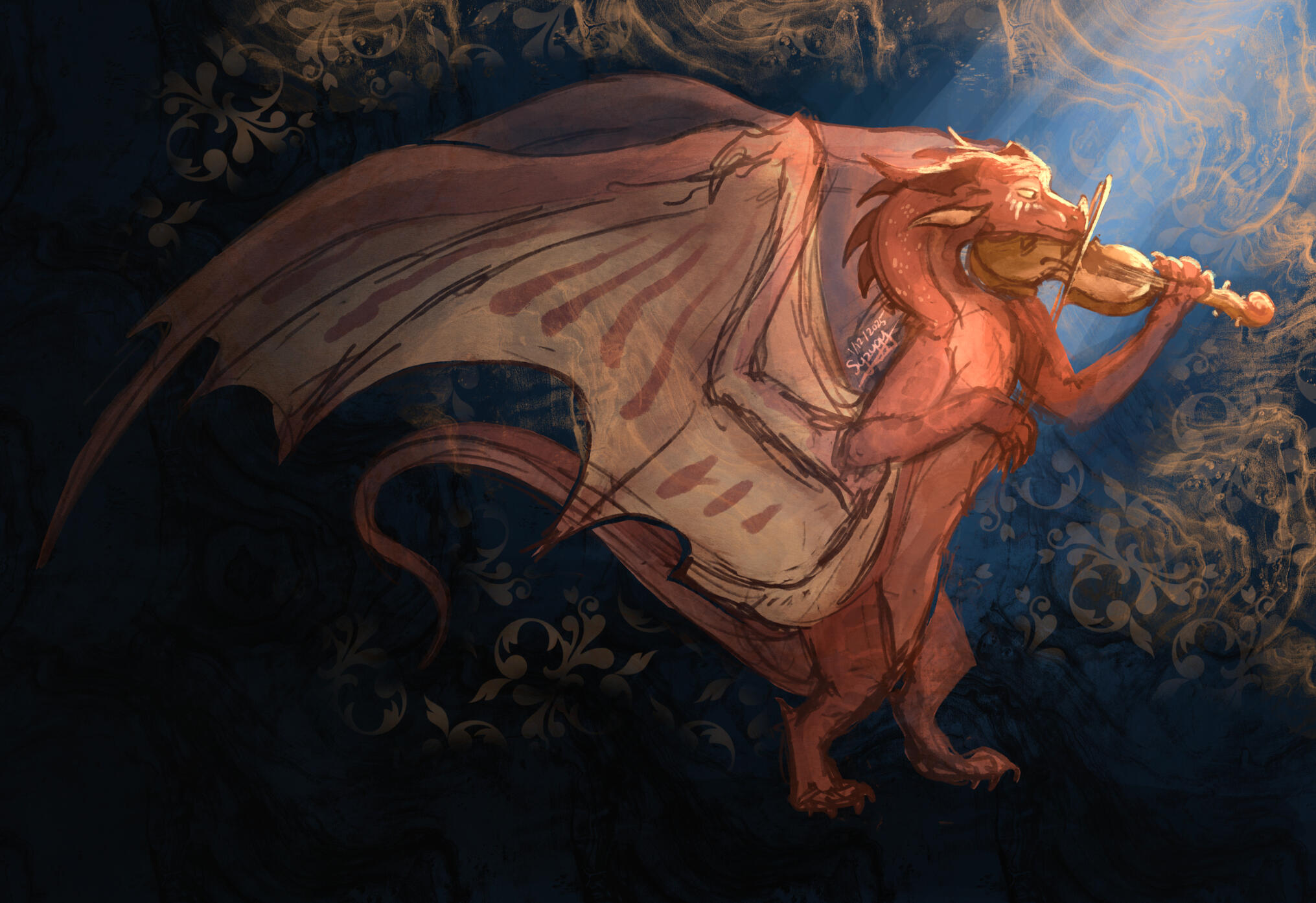 Violin SkyWing because yes.